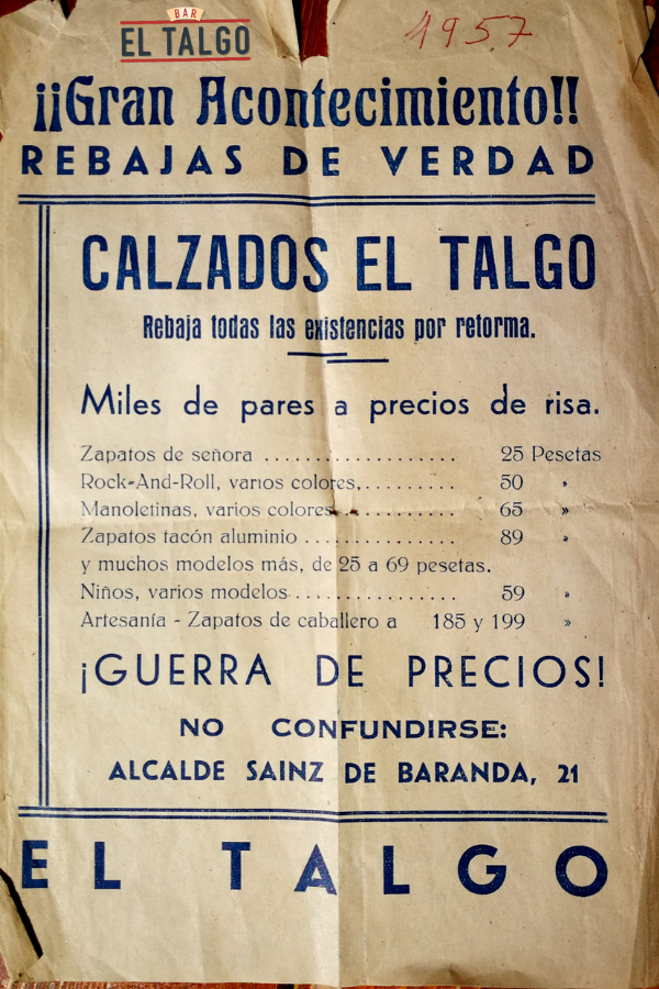 Cartel calzados